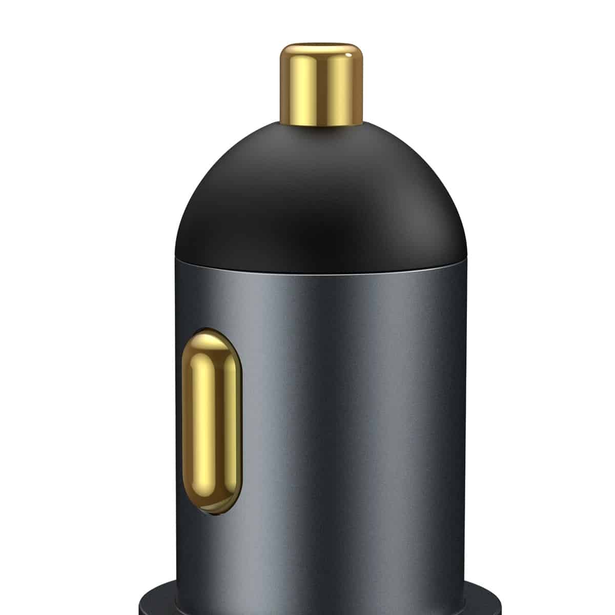Baseus Share Together Fast Charge Car Charger with Cigarette Lighter Expansion Port USB+Type-C 120W Grey Baseus Share Together Fast Charge Car Charger with Cigarette Lighter Expansion Port USB+Type-C 120W Grey